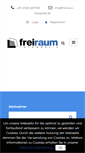Mobile Screenshot of freiraum-fotografie.de