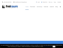 Tablet Screenshot of freiraum-fotografie.de
